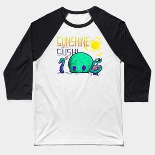 Sunshine And Sushi Octopus Baseball T-Shirt